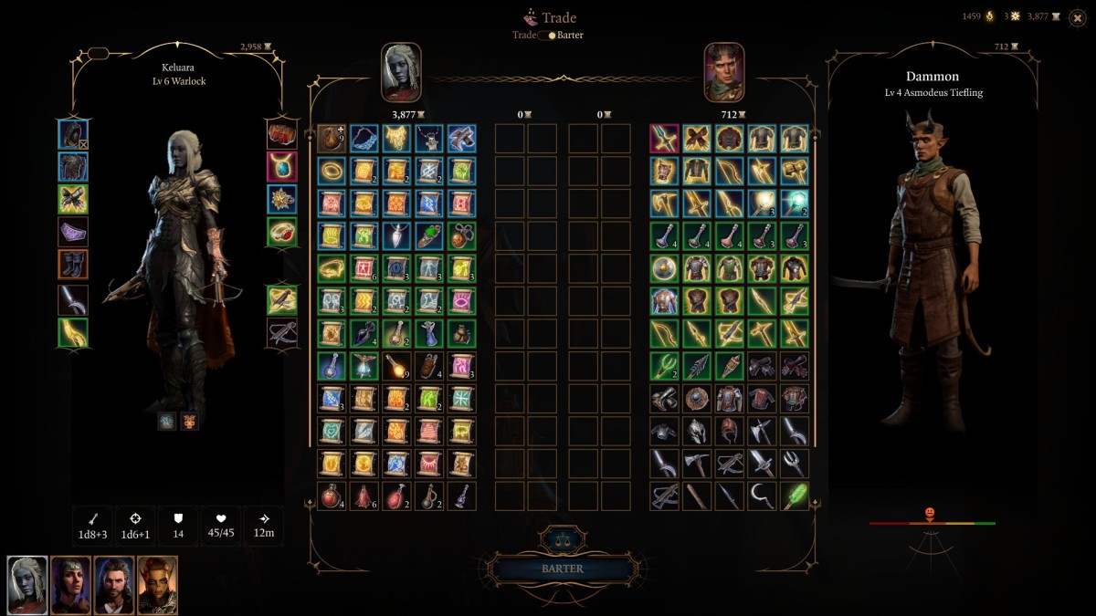 Baldur's Gate 3 Dammon store window.